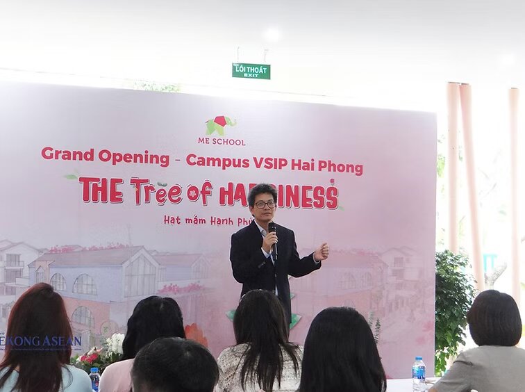 Lễ khai trương cơ sở MeSchool — Grand Opening Campus VSIP Hải Phòng với chủ đề The Tree of Happiness
